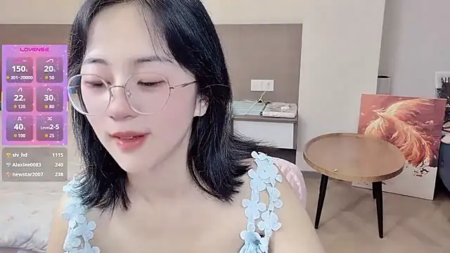 Show de -ruoruo- na webcam