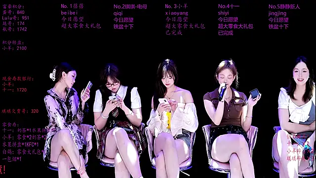 Show de HHH-000 na webcam