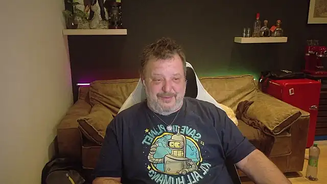 Show de SwissDadbod na webcam