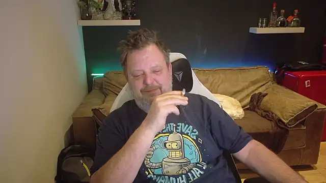 Show de SwissDadbod na webcam