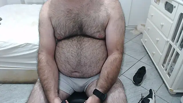 Show de MysterBearMG na webcam