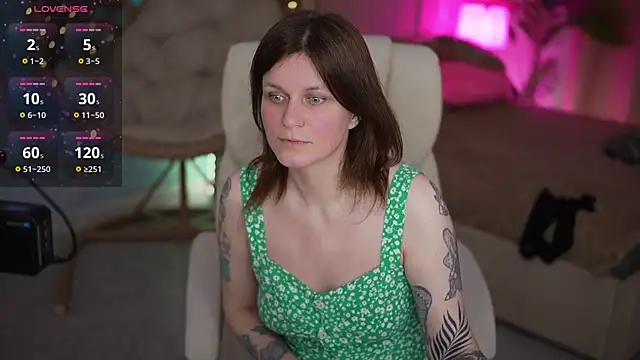 Show modela TinaMelt na web-kameri