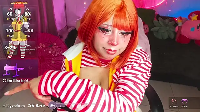 MilkyXSakura Live XXX-chat