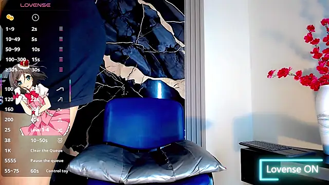 Show modela Rwby_Gremory na web-kameri