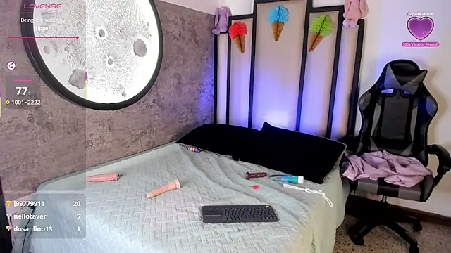 Melody-Joness: διαδικτυακό σόου στην κάμερα