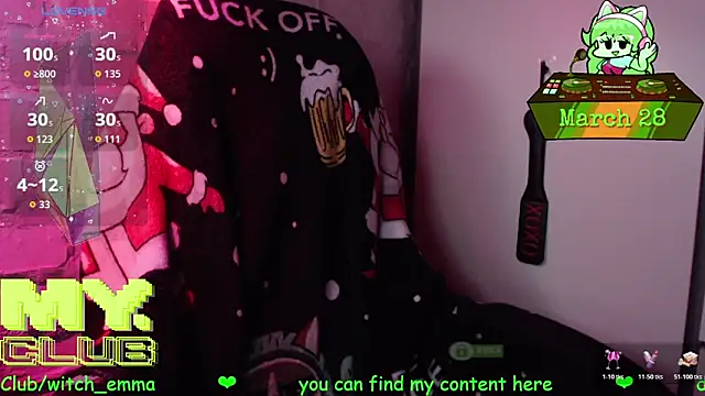 Witch_Emma Adlı Modelin Canlı XXX Sohbeti