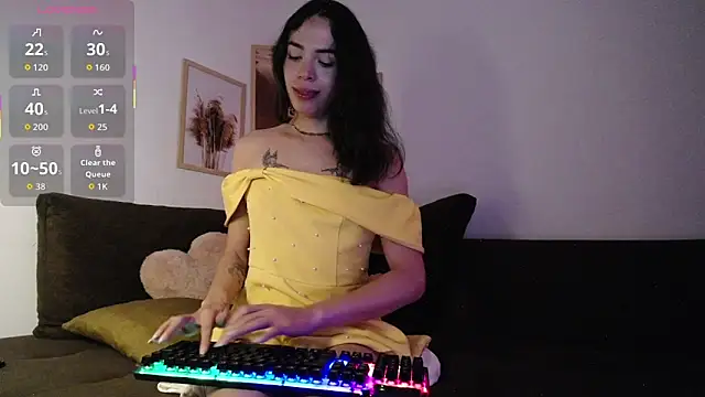 Show modela Scarlett2026 na web-kameri