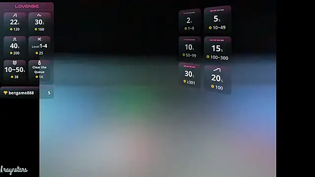 raynstars webkamerás műsora