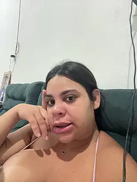 Show de Adriputinha na webcam