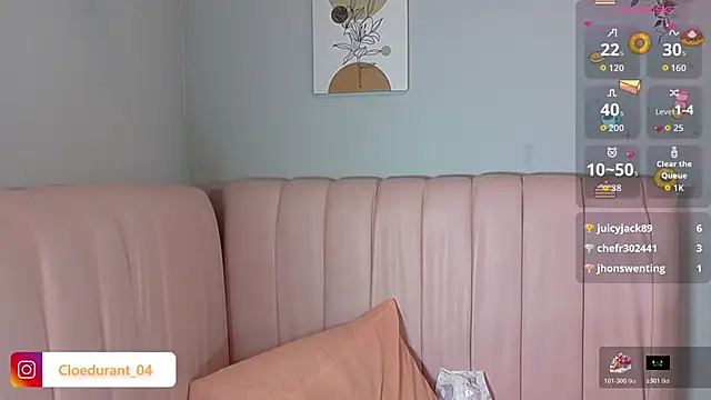 Chat XXX en directo de Cloedurant