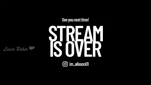 yosoyalisson's Webcam Show