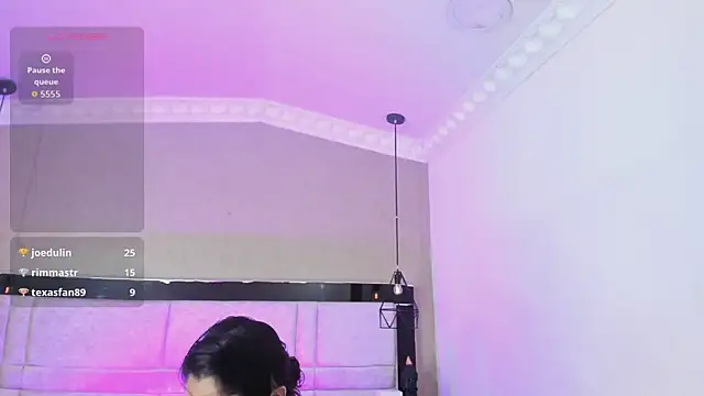 Show de kimCosseyy na webcam