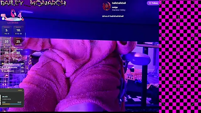 baileymonarchのウェブカメラショー