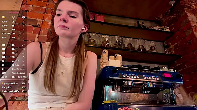 Show modela AnnWaddie na web-kameri