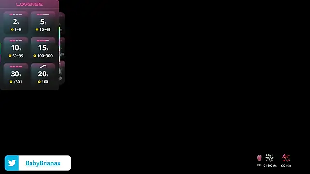 Show modela babybriexxx na web-kameri