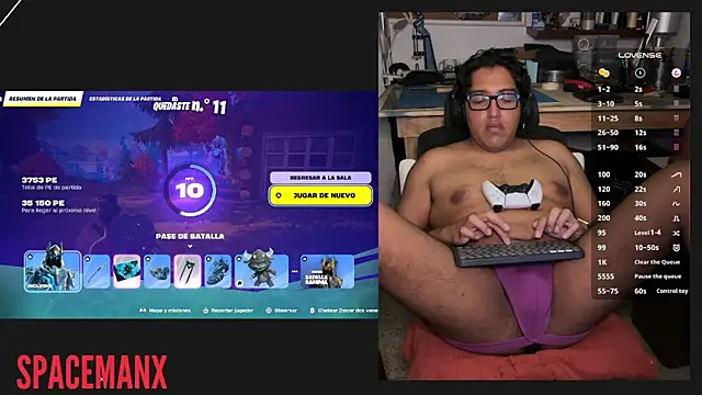 spacemanx_eddy webkamerás műsora