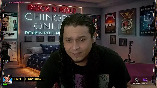 chino_roz: διαδικτυακό σόου στην κάμερα