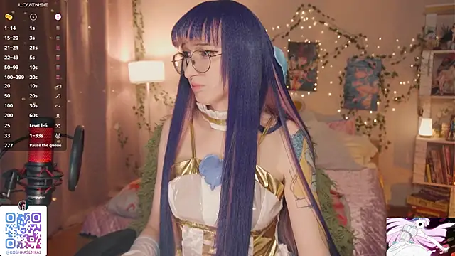 koshkasenpai élő XXX-chatje