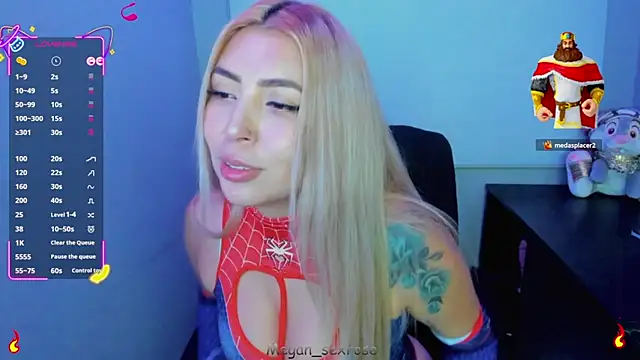 Chatroom XXX en direct de Megan_sexrosse