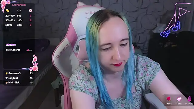 Chat +18 de TheTrixy ao vivo