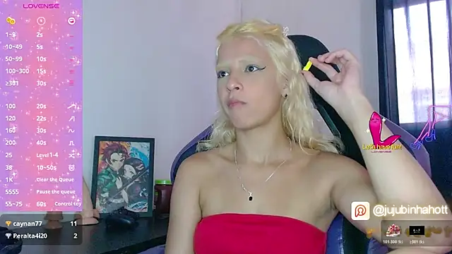 Show de jujubinhahot na webcam