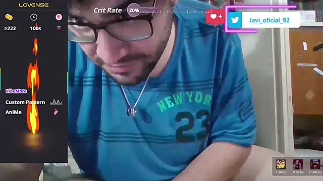 Javi_92: διαδικτυακό σόου στην κάμερα