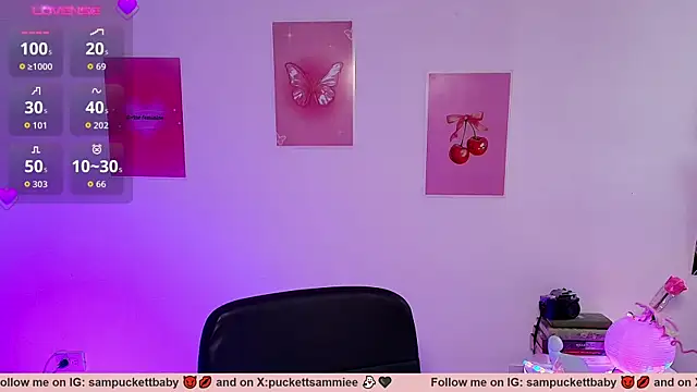 Chatroom XXX en direct de Sampuckettbaby