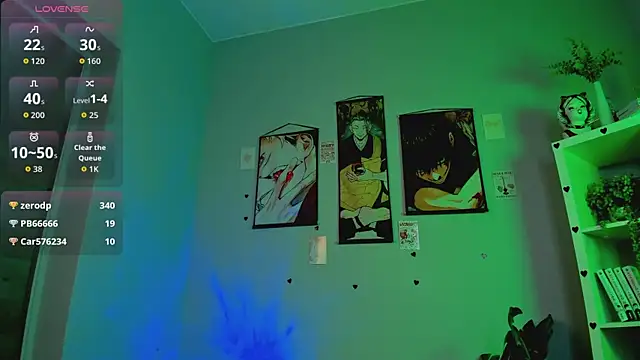 Show modela powderofgun na web-kameri