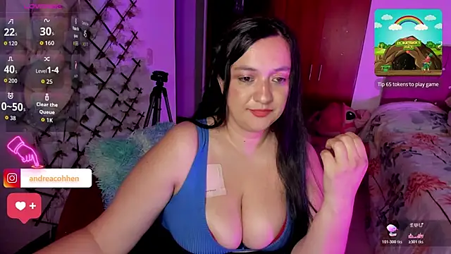 Chat +18 de andrea-cohen ao vivo