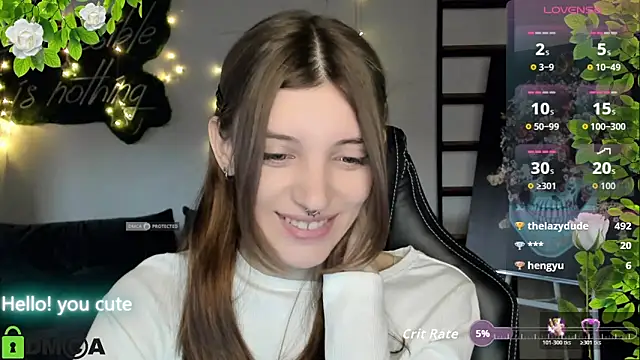 Živý XXX chat CherryBloom777
