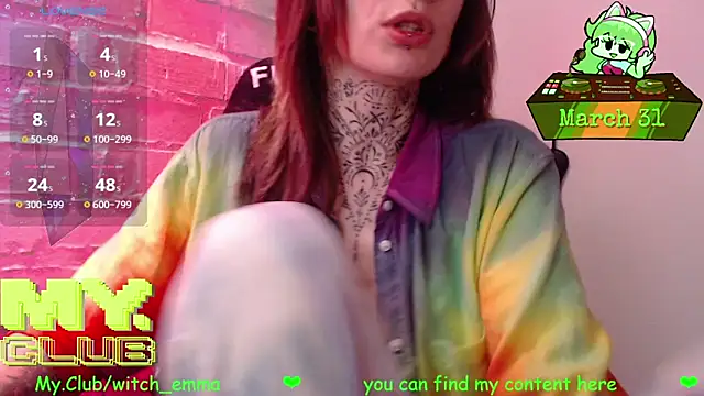 Witch_Emma Adlı Modelin Canlı XXX Sohbeti