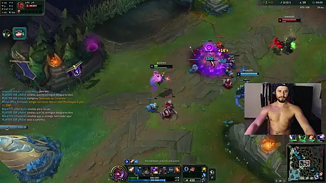 Show de guzzfit na webcam