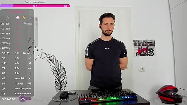 ZackFraserのライブXXXチャット