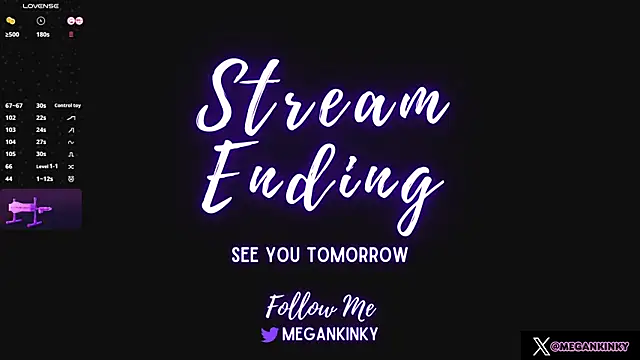 fetishkinkymeganx's Webcam Show