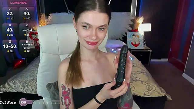 Show modela AnacondaOn na web-kameri