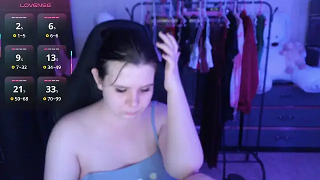 AmyVibess élő XXX-chatje