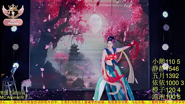 Show modela Red-666 na web-kameri