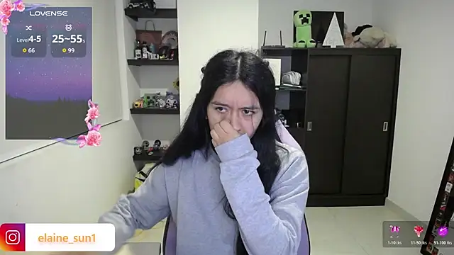 Chat +18 de elaine_sun1 ao vivo