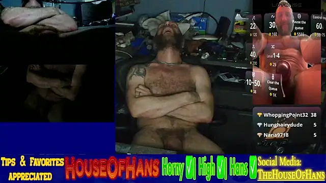 Show modela HouseOfHans na web-kameri