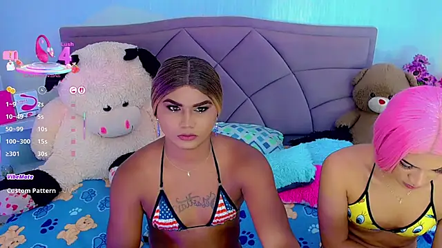 Show de party_duo_trans na webcam