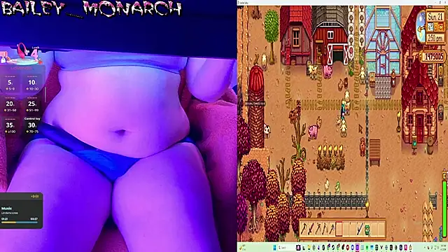 baileymonarchのウェブカメラショー