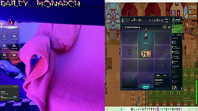 baileymonarchのウェブカメラショー