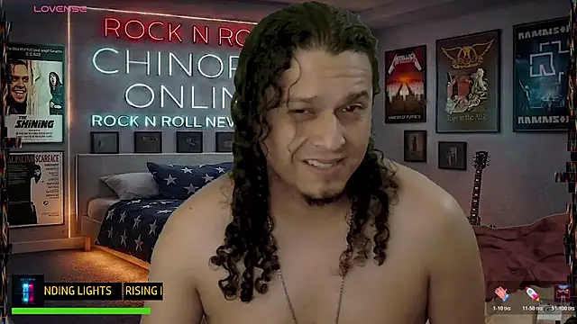 chino_roz: διαδικτυακό σόου στην κάμερα