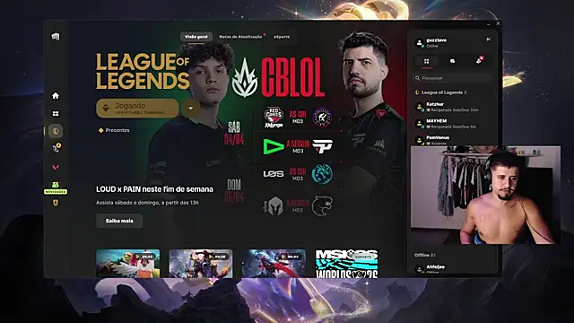 Show de webcam de guzzfit