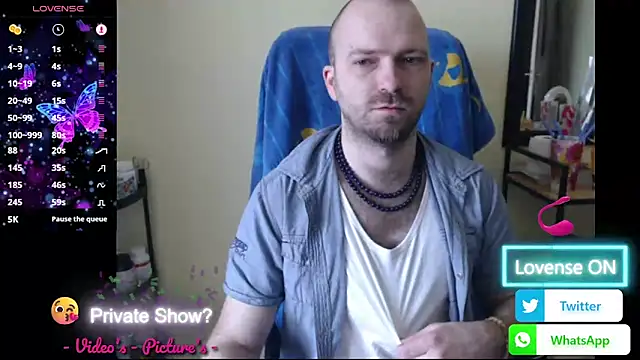 Chat +18 de RealManHaveHairy ao vivo