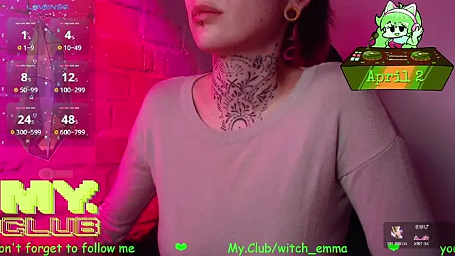 Czat XXX na żywo – Witch_Emma