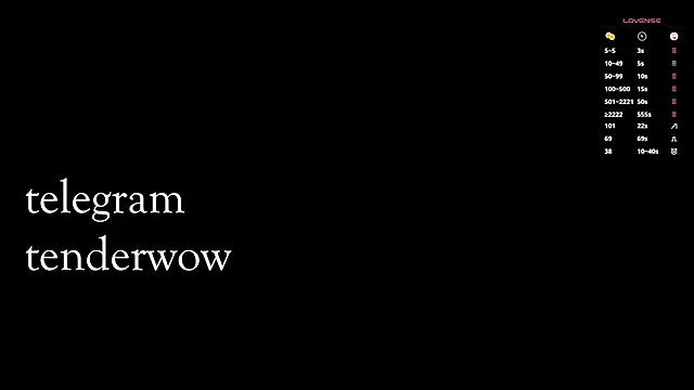 Tenderalise live XXX chat