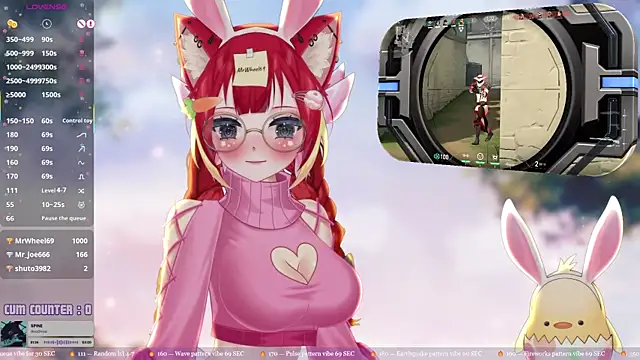 Show modela LewdFoxy_VT na web-kameri