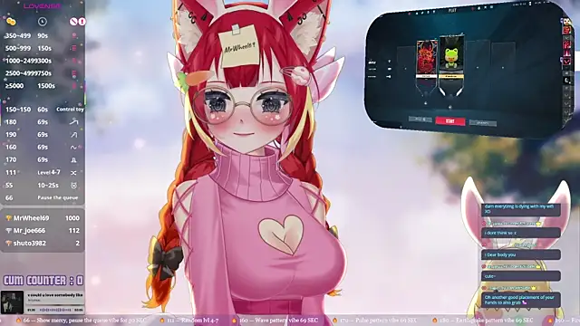 LewdFoxy_VT 现场XXX聊天