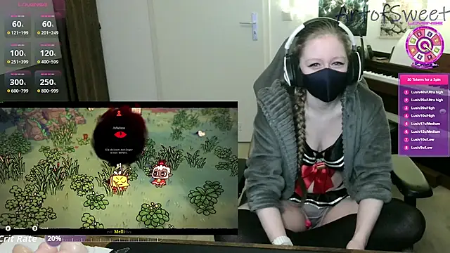 ArtofSweet Adlı Modelin Canlı XXX Sohbeti